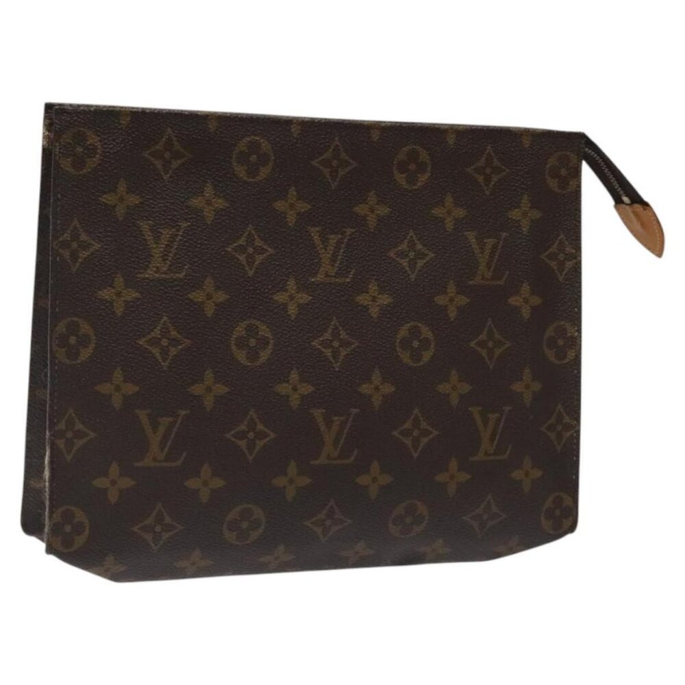 LOUIS VUITTON Monogram Poche Toilette 26 Pouch M47542 LV Auth